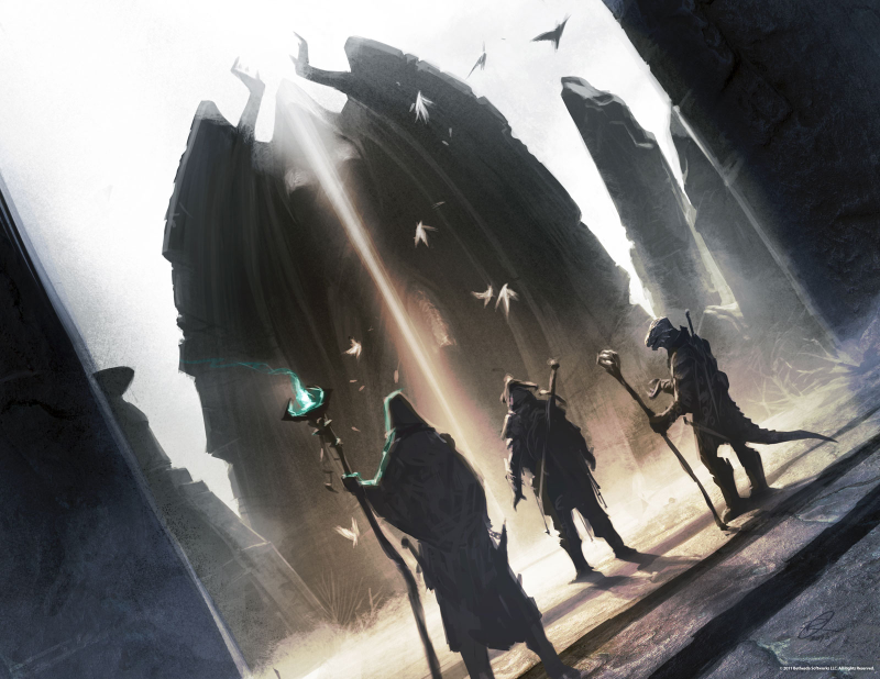 Illustration for article titled This Skyrim Concept Art Isn't Afraid to Fight Dragons